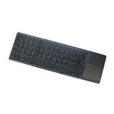 OAVQHLG3B Foldable Bluetooth Keyboard Portable Mini BT Wireless Keyboard With Touchpad For Android Windows PC Tablet