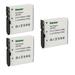 Kastar 3-Pack Battery Replacement for Digilife DDV-H Series DDV-H3 DDV-H6 DDV-H8 DDV-H11Z DDV-H30 DDV-H31 DDV-H61 DDV-H71Z DDV-H72Z DDV-H81 DDV-H110Z Digilife DDV-JH12Z DDV-R81 HDD-3