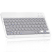 Ultra-Slim Bluetooth rechargeable Keyboard for Lenovo Legion Pro and all Bluetooth Enabled iPads iPhones Android Tablets Smartphones Windows pc - Stone Grey