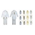 Infant Boy Christening Baptism White Tail Tux Guadalupe Stole & Back Sm-7