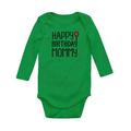 Tstars Boys Unisex Birthday Gifts for Mom Baby Boy Happy Birthday Mommy Cute Birthday Infant Mom s Gift B Day Birthday Party Baby Long Sleeve Bodysuit