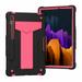 Epicgadget Case for Samsung Galaxy Tab S8 11 SM-X700 / SM-T706 (2022) - Hybrid Case Cover with Kickstand for Samsung Tablet Galaxy Tab S8 11 Inch Display 2022 Released (Black/Pink)