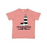 Inktastic I Love Lighthouses Girls Toddler T-Shirt