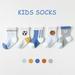 10 pack Baby Boys Girls Socks Cute Cotton Socks Soft Breathable 1-8Y Children s Striped/Plaid/Cartoon Socks Toddlers Kids Socks 1-3 Years Old