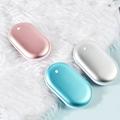 Myriann Rechargeable Hand Warmer Electric Portable Pocket Hand Warmer Power Bank Great for Outdoor Sports-Rose Gold