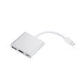 Carevas USB 3.1 Type-C to USB 3.0/ / Type-C HUB USB-C 3-in-1 Adapter Dongle Dock Cable for Pro Dell XPS 13