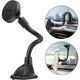 Walbest Long Arm Universal Magnetic Cradle Windshield Dashboard Cell Phone Mount Holder with 4 Metal Plates Soft Firm Goose Arm & Enhanced Suction Cup