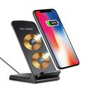 10W Fast Wireless Charger for Samsung Galaxy Z Fold4/Fold 3 5G/Flip4/Flip 3 5G Phones - Stand Detachable 2-Coils Charging Pad Slim A6V for Galaxy Z Fold4/Fold 3 5G/Flip4/Flip 3 5G Models