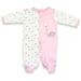 Spencers H744G-1-24-PI 24 Months Girls Sleep N Play Footie Pajama - Birdies Print Pink & White