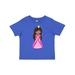 Inktastic African American Princess In Pink Dress Girls Toddler T-Shirt