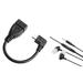 Insten Micro USB OTG to USB 2.0 Adapter+Black Headset For HTC One S & HTC One X XL M7 Samsung Galaxy Tab 3 10.1 P5200 (2-in-1 Accessory Bundle)