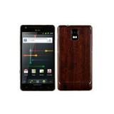 Skinomi Dark Wood Skin + Screen Protector for Samsung Infuse 4G