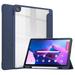 TECH CIRCLE Case for Lenovo Tab M10 Plus (10.6 ) Tablet (3rd Generation) 2022 Release - Clear Back Cover Trifold Stand Protective Smart Flip Classic Case with Auto Sleep Wake Function (Darkblue)