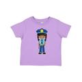 Inktastic African American Girl Police Girl Police Officer Girls Toddler T-Shirt