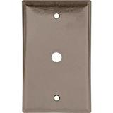 Eaton Wiring Devices 2128B-BOX 2 Gang Telephone And Coax Wall Plate Brown (Case of 25)