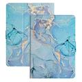 UUCOVERS Universal 10.1 inch Tablet Case 9.5-10.5 inch Tablet Cover PU Leather Anti-Scratch Folio Flip Stand Marble Case Cover for iPad 10.2/Onn 10.1/S-amsung Tab 10.1 10.4 10.5 Blue Marble
