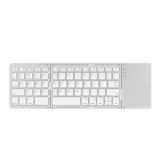 Bouanq School Supplies Smart Electronics Foldable Bluetooth Keyboard Portable Mini BT Wireless Keyboard With Touchpad For Android Windows PC Tablet