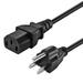 PwrON Compatible AC Power Cord Replacement for KRK Rokit 5 6 8 RP5G2 RP6G2 RPG2 RP8G2 Powered Monitor Speaker