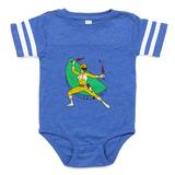 CafePress - Power Rangers Yellow Ranger - Cute Infant Baby Football Bodysuit