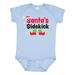 Inktastic Santa s Sidekick with Santa Hat and Elf Feet Boys or Girls Baby Bodysuit