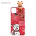 TureClos Christmas Mobile Phone Case Snowflake Santa Claus TPU Protective Cover Replacement for iPhone 11 6.1 Type 4