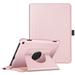 Fintie For Amazon Fire HD 8 / Fire HD 8 Plus 10th Generation 2020 Release Tablet Case 360 Degree Rotating Swivel Protective Stand Cover with Dual Auto Sleep Wake Rose Gold