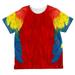 Halloween Scarlet Macaw Parrot Costume All Over Toddler T Shirt Multi 6T