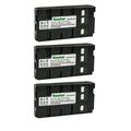 Kastar 3-Pack Battery Replacement for Pentax R-300X R-322N R-322NX R-322NXM R-323 R-323N R-325 R-325N R-325NXM R-326 R-335N R-322EX R-325EX R-335EX R-422NM R-425N R-425NM R-500 R-800 V-227 V-227N