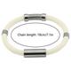 Apmemiss Wholesale Anti-static Bracelet Negative Ion Silica Gel Metal Balance Energy Sports Bracelet