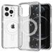 MagSafe Compatible Crystal Glitter Fusion Case for iPhone 14 Pro - Clear