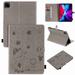 Dteck Case for iPad Pro 11 2020 & 2018 with Pencil Holder PU Leather Embossed Pattern Premium Flip Folio Smart Stand Magnetic Cover [Auto Sleep/Wake Feature][Card Holder/Pocket] Gray