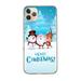 Xmas Phone Case Compatible with iPhone 14 Merry Christmas Elk Santa Snowman Pattern Protective Cute Case for Girls Children Women Gifts Christmas Phone Case