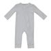 Baby Romper Bamboo Fiber Baby Boy Girl Clothes Newborn Zipper Footies Jumpsuit Solid Long-Sleeve Baby Clothing 0-24M