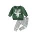 Liangchengmei 0-3 Years Toddler Baby Boy Clothes Little Boy Clothing Long Sleeve Sweatshirt Cotton Pants 2PCS Outfits Set