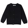 Dadaria Toddler Sweater 80-130 Toddler Girl&boy Baby Infant Kids Autumn And Winter Sweater Candy Color Cardigan Solid Color Small Cardigan Children s Sweater Black 3 Years Toddler