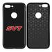 iPhone 7 Plus Case iPhone 8 Plus Case Ford SVT Shockproof Black Bumper Carbon Fiber Textures Cell Phone Case