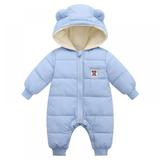 Baby Boys Girls Winter Snow Clothing Warm Down Jumpsuit Windproof Down Jacket 3-18 Months