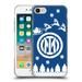 Head Case Designs Officially Licensed Inter Milan Christmas Jumper Santa Sleigh Soft Gel Case Compatible with Apple iPhone 7 / 8 / SE 2020 & 2022