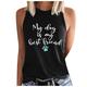 Juebong Dog Paws Footprint Tank Top Women Sleeveless Summer Funny Workout Tops Cute Dogs Vest Dog Friends Tee Tops Casual Vacation Shirt Comfy Soft Mom Shirt Tanks