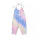 Tie-Dye Cutie Pie Toddler Girl Romper with Pockets