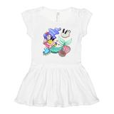 Inktastic Easter Mermaid with Sea Bunnies Girls Toddler Dress