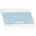 Ultra-Slim Bluetooth rechargeable Keyboard for Lenovo Legion 2 Pro and all Bluetooth Enabled iPads iPhones Android Tablets Smartphones Windows pc - Sky Blue