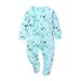 Winter Saving Clearance! Suokom Baby Boys Girls Bodysuit Infants Pure Cotton Coverall Baby Kids Jumpsuit Double Zipper Sleeping Pajamas Romper Newborn Overalls Baby Clothes Essentials (0-18 Months)