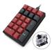 HGYCPP Type C Numeric Keypad Full Size 21 Key Portable independent RGB Backlit Mechanical Keyboard for Gateron Optical Switch