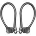 Ear Hooks for AirPods Headphones Secure Slide-in Ear Hook Holder Over-Ear Loops | Sport Exercise Accessories for AirPods 1 & 2 or EarPods Earphones Earbuds Grey 2 Pair