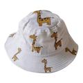 Baby Boys Girls Toddler Cartoon Animal Print Caps Fisherman s Hat