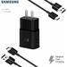 Original Samsung Galaxy A12 Charger! Adaptive Fast Charger Kit [1 Wall Charger + 2 Type-C Cables] True Digital Adaptive Fast Charging uses dual voltages for up to 50% faster charging!