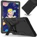 Allytech Lenovo Tab M10 Plus 3rd Gen Case 10.6 2022 Released - Rugged Protective Shockproof Dual Layers Hybrid TPU Rubber PC Kickstand Kids Friendly Case Cover - Black