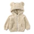 loopsun Summer Savings Clothing 2023 Kids Winter Coats for Winter Thick Coat Boys Girls Lamb Velvet Children s Warm Hooded Wool Sweater