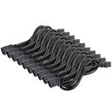 10-pack Power Extension cable 6ft Black C13 Female C14 Male 16AWG 10A 110V-250V